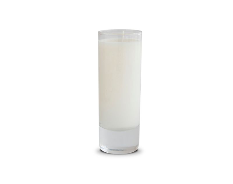 Scented votive candle made with soy wax
